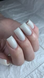 Stunning Russian gel manicure at Oda Nails Art