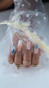 Stunning Nail Reverse at Oda Nails Art