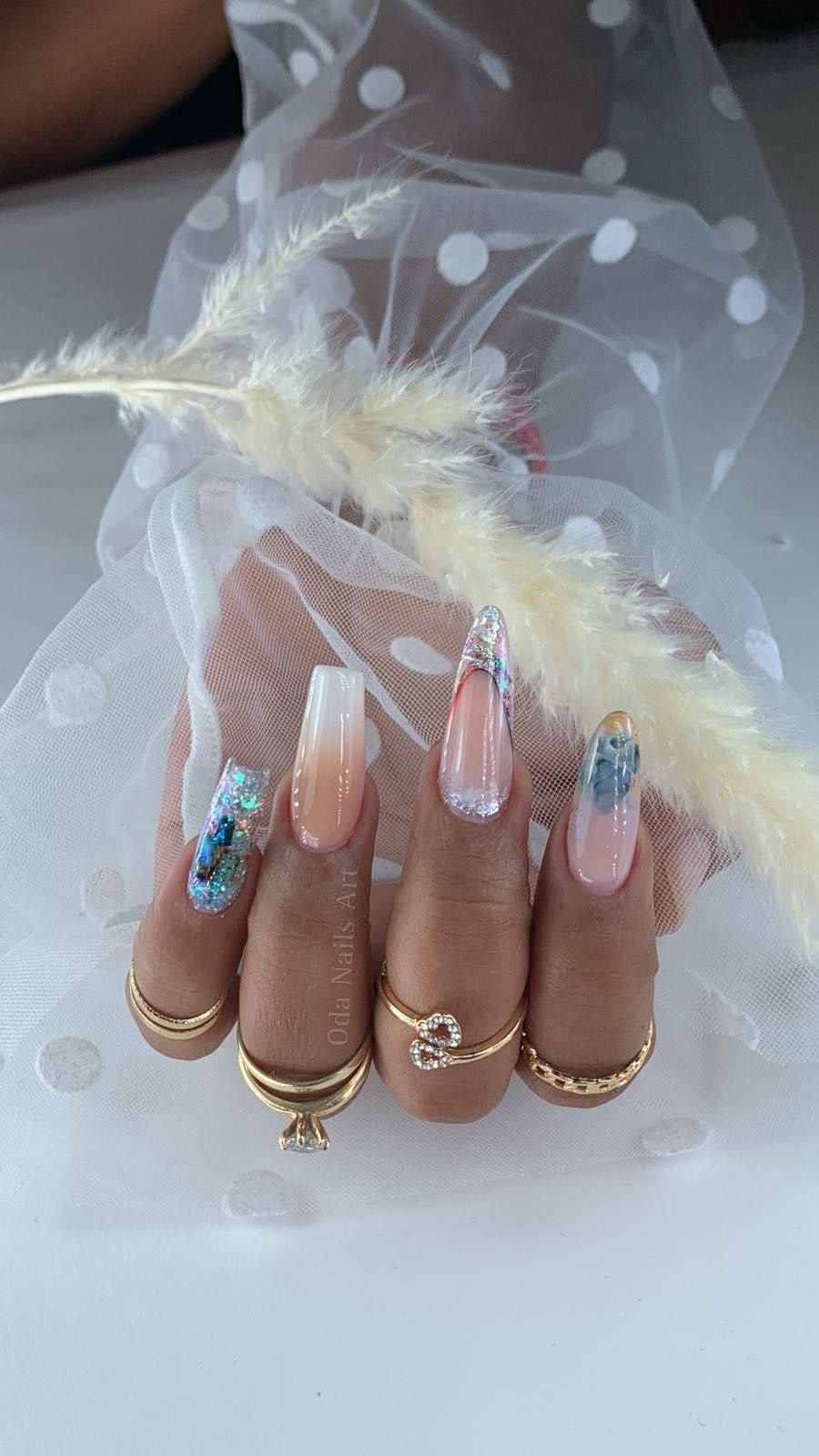 Stunning Nail Reverse at Oda Nails Art